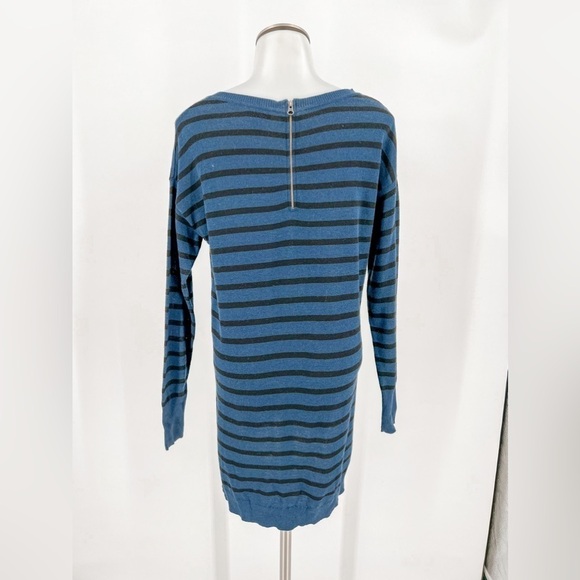 Caslon Blue and Black stripped sweater tunic - Picture 3 of 3